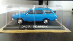 macheta dacia 1300 break masini de legenda - deagostini, scara 1/43, noua. foto