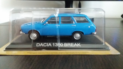 Macheta DACIA 1300 BREAK 1973 - DeAgostini Masini de Legenda, 1/43, noua. foto