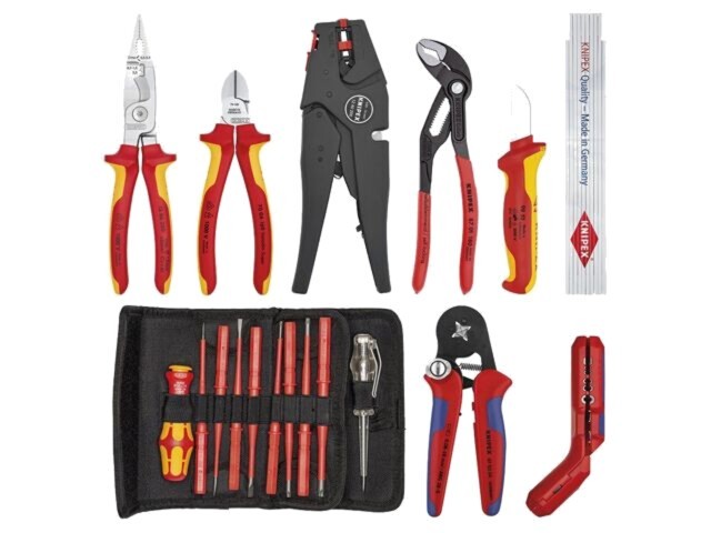 KNIPEX Kit utilizare generală electricieni valijoară 25buc