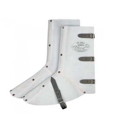 Ghete protectie, piele, culoare naturala, marime universala foto