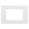 Rama Gewiss System GW22103, 3 module, alb, pentru priza / intrerupator