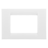 Rama Gewiss System GW22103, 3 module, alb, pentru priza / intrerupator
