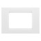 Rama Gewiss System GW22103, 3 module, alb, pentru priza / intrerupator