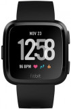 Ceas activity tracker Fitbit Versa, Bluetooth, NFC, Rezistenta la apa (Negru)