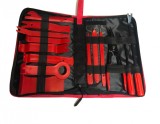 Set 19 trusa chei demontare interior auto, cu geanta de depozitare, plastic tapiterie de indepartare a instalatiei, pentru panou de bordura usa audio