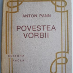 Povestea vorbii – Anton Pann