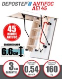 Scara pod antifoc DEPOSTEP AEI 45 rezistenta la foc 45 minute, H280