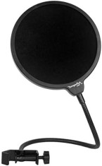 Filtru pop Dgonpad Microfon de studio Microfon Ecran de v&amp;acirc;nt Filtru antipop Suport pivotant 360 Suport pentru g&amp;acirc;t de găstă flexibil (P0-8YD0-USDU)Filt foto