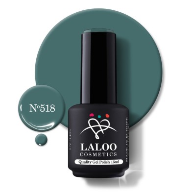 518 Vintage Green | Laloo gel polish 15ml foto