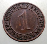 B.248 GERMANIA WEIMAR 1 REICHSPFENNIG 1935 D