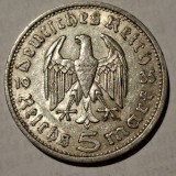 Germania Nazista 5 reichsmark 1935 A argint