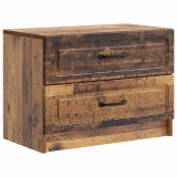 vidaXL Dulap de noapte Lemn vechi 62 x 34,5 x 44,5 cm Lemn prelucrat 895703