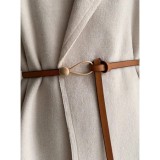 Cumpara ieftin Curea maro cu nod - 662966