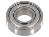 Lagăr cu bile pe un singur r&acirc;nd &Oslash;int: 12mm &Oslash;ext: 28mm W: 12mm - Lagăr cu bile &Oslash; 12mm x &Oslash; 28mm x 12mm