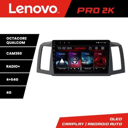 Navigatie Jeep Grand Cherokee 2008-2010 Android radio gps internet 8 core QLED 2K 4+64 360 Lenovo CarStore Technology