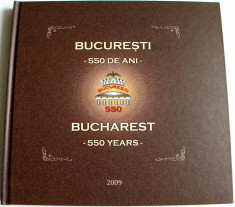 2009 Romania - Album filatelic Bucuresti 550 ani LP 1845 b, colita speciala UV foto