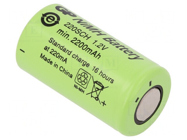 Baterie Ni-MH SubC 1,2V 2200mAh