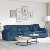 vidaXL Canapea modulară cu perne, albastru 3321094