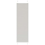 vidaXL Jaluzea plisată gri deschis 60x200 cm Lățime țesătură 59,4 cm