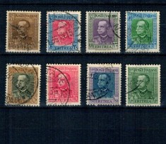 Eritrea Italiana 1931 - Uzuale Regele Victor Emanuel III, serie stampilata foto