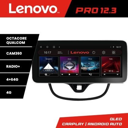 Navigatie Opel Karl 2017- K-karl Lenovo PRO 4+64 12.3 inch qled android 4G DSP gps internet 8Core CarStore Technology
