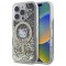 Husa pentru iPhone 16 Pro Max - Hello Kitty Hardcase Liquid Glitter Fever MagSafe (HKHMP16XLGDIK) - Black/Gold