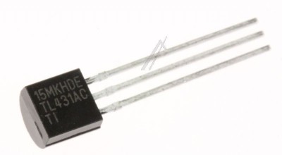 TL431ACLP CI REG ADJ +2.5/36V,TO92,431 TEXAS-INSTRUMENTS Originale foto