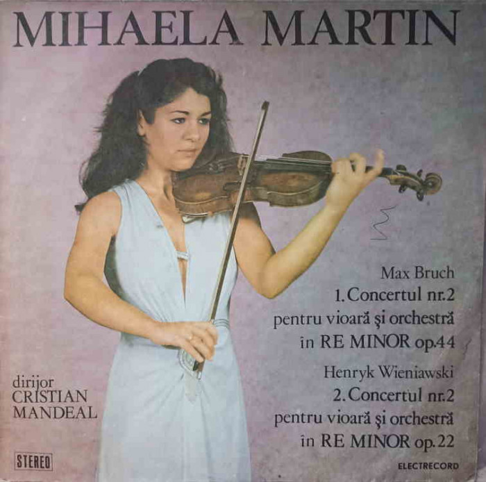 Disc vinil, LP. CONCERT NR. 2 PENTRU VIOARA SI ORCHESTRA IN RE MINOR OP. 44. CONCERTUL NR.2 PENTRU VIOARA SI ORC