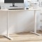 Gossi cadru birou de sine statator alb, (94-135)x60x(70-114) cm, otel