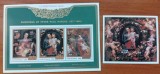INS. COOK -''PICTURI CELEBRE- RUBENS-CRACIUN-1986''-2 COLITE- MNH NESTAMP. -Calitate EXTRA-scan