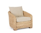 Cumpara ieftin Fotoliu ratan natur textil maro Cadice 78x90x63.5h