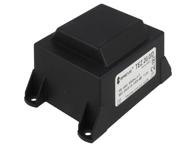 Transformator &Icirc;ncapsulat 20VA 400VAC 24V PCB