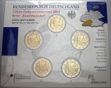 GERMANIA 2013 - 5 x 2 euro comemorativ -Kloster Maulbronn -A,D,F,G,J -blister/BU, Europa