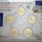 GERMANIA 2013 - 5 x 2 euro comemorativ -Kloster Maulbronn -A,D,F,G,J -blister/BU