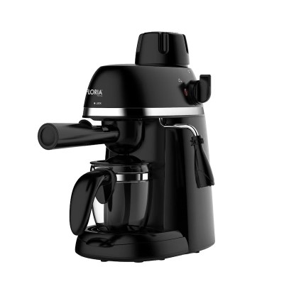 Espressor Floria, putere 800 W, presiune de 3.5 bari, usor de curatat, Negru foto