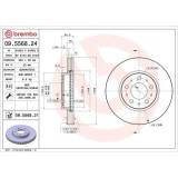 Set disc frana Volvo 850 (854) 06.91-10.97, 850 Estate (855) 04.92-10.97, 940 (944) 08.90-03.95, 940 2 (944) 08.94-12.98, 960 2 (964) 07.94-12.96, 96, BREMBO