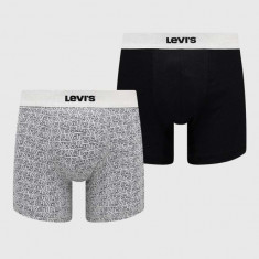 Levi's boxeri 2-pack barbati, culoarea negru