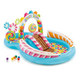 Centru de joaca tip piscina Candy Zone Intex, 295 x 191 cm