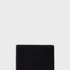 HUGO portofel de piele bărbați, culoarea negru 50471612