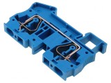 Conector &Icirc;mbinare Șine 0,2-6mm2 1 Pistă 2 Borne Albastru