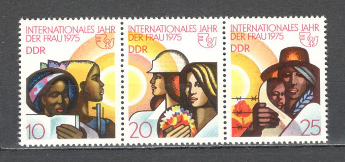 D.D.R.1975 Anul international al femeii-streif SD.412