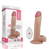 Cumpara ieftin Vibrator Ultra Soft Dude Realistic 9&quot; [ 23 cm x 4,5cm ]