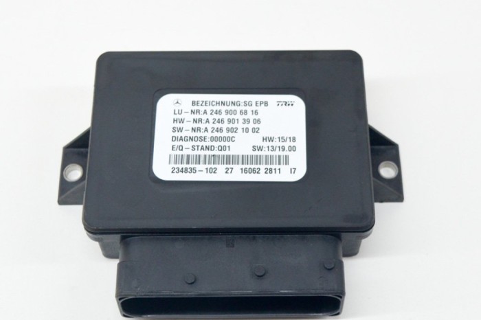 Unitate de control fr&acirc;nă de m&acirc;nă MERCEDES-BENZ A W176 2016 OEM: A2469021002,A2469013906,234835-102,A2469006816 13553431