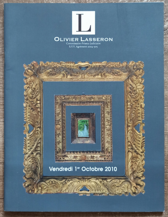 Catalog licitatie de rame Olivier Lasseron 2010