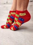 STK463-3 Sosete medii din bumbac ultrasox medii colorate