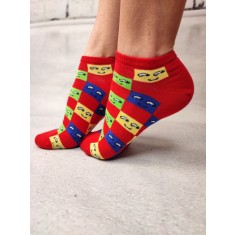 STK463-3 Sosete medii din bumbac ultrasox medii colorate