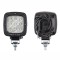 Proiector de lucru 12/24V; 9xLED 6W; 650 lumeni; cu cablu 1,5 m; patrat; fixare cu surub; carcasa neagra; Latime: 100 mm; Inaltime: 100 mm; adancime: