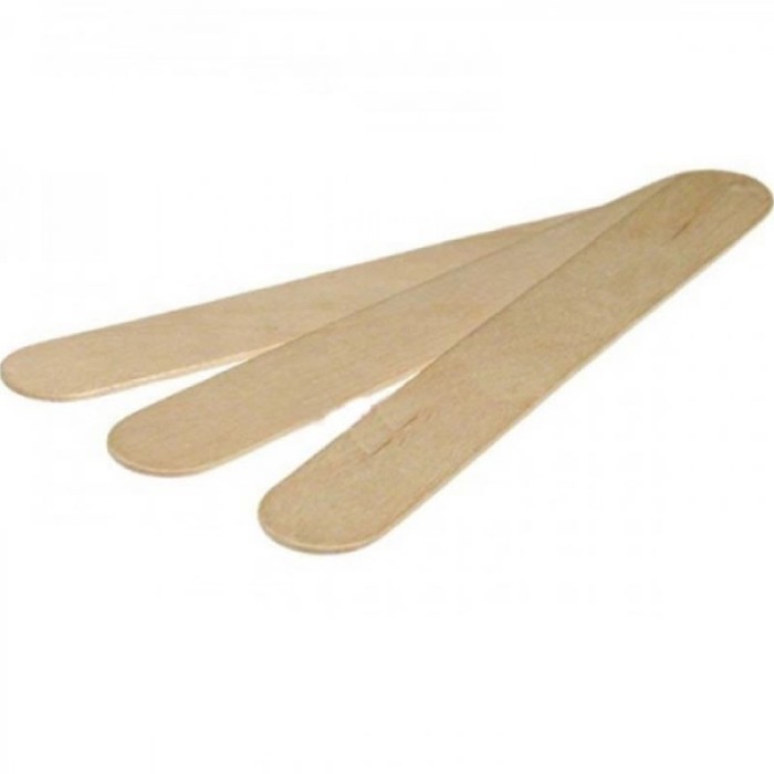 Set 50 spatule medii pentru ceara, lemn Set 50 spatule medii pentru ceara, lemn