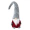 Figurină Decorativă Gnome, Moș Crăciun, Culoare Roșu, Căciulă Blană Artificială Gri, &Icirc;nălțime 47cm
