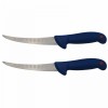 Set 2 Cutite Filetat Inox 30cm Argintiu Depox: Cutitul Bucatarului, Lama 15cm, Maner Plastic, Grosime 3mm, 200g